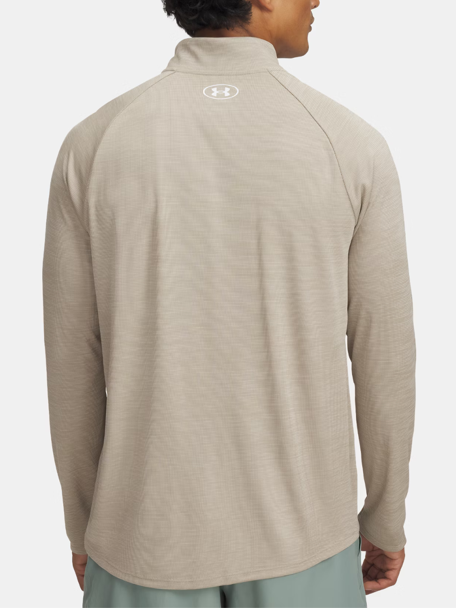 Under Armour - Tech Textured Half Zip - Stone