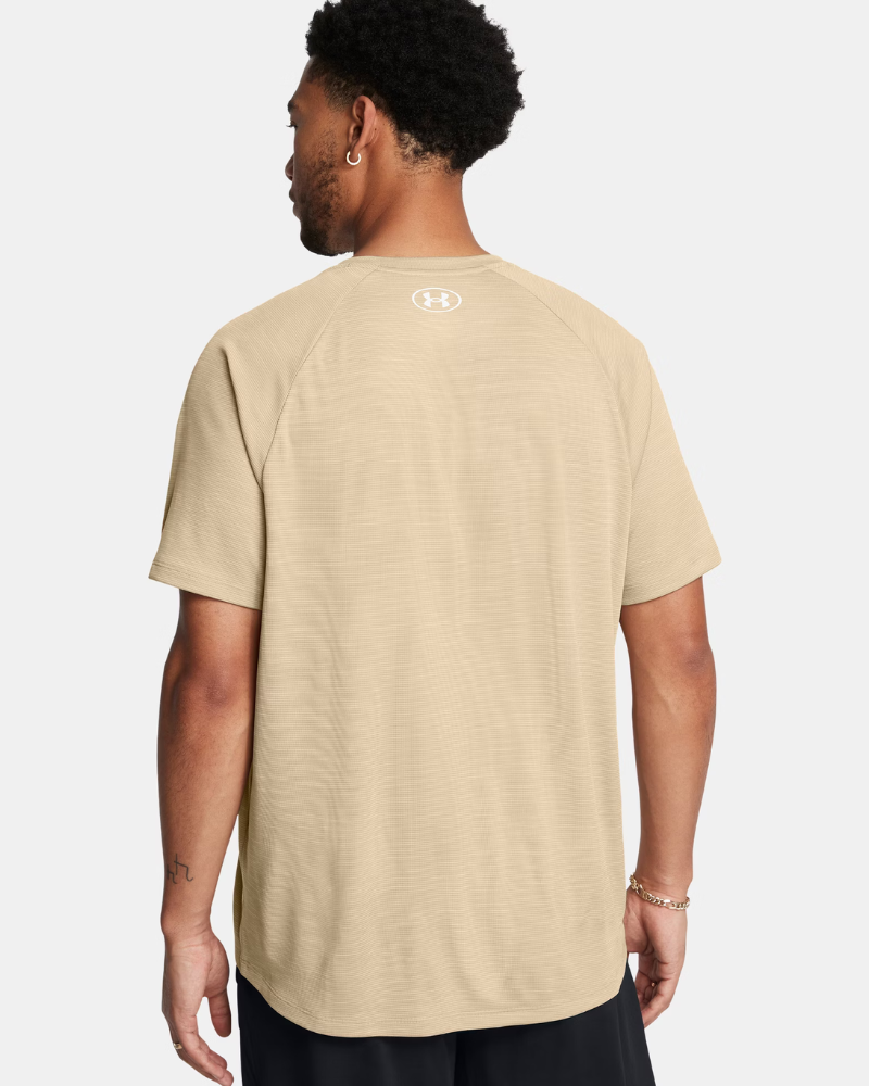 Under Armour - Tech Textured T-Shirt - Stone