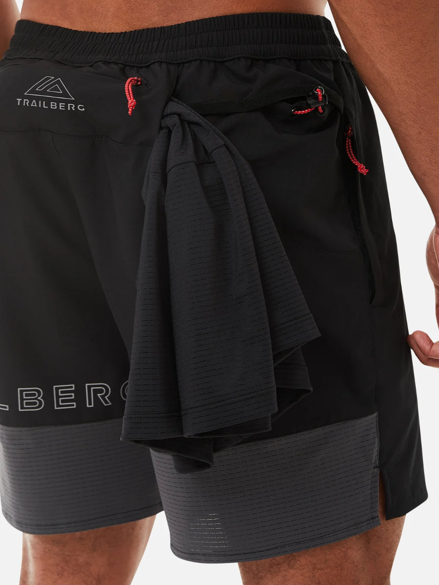 Trailberg - Rapid Dash Shorts - Black/Asphalt
