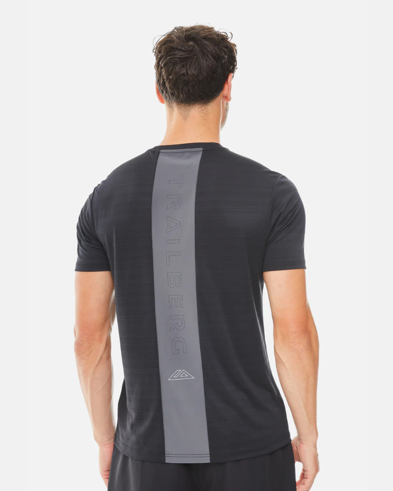 Trailberg - AW25 Cloud Tee - Black/Volcano Grey