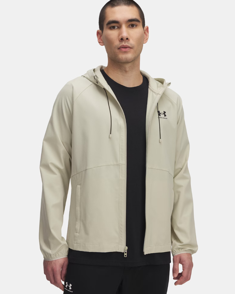 Under Armour - Stretch Woven Windbreaker - Stone