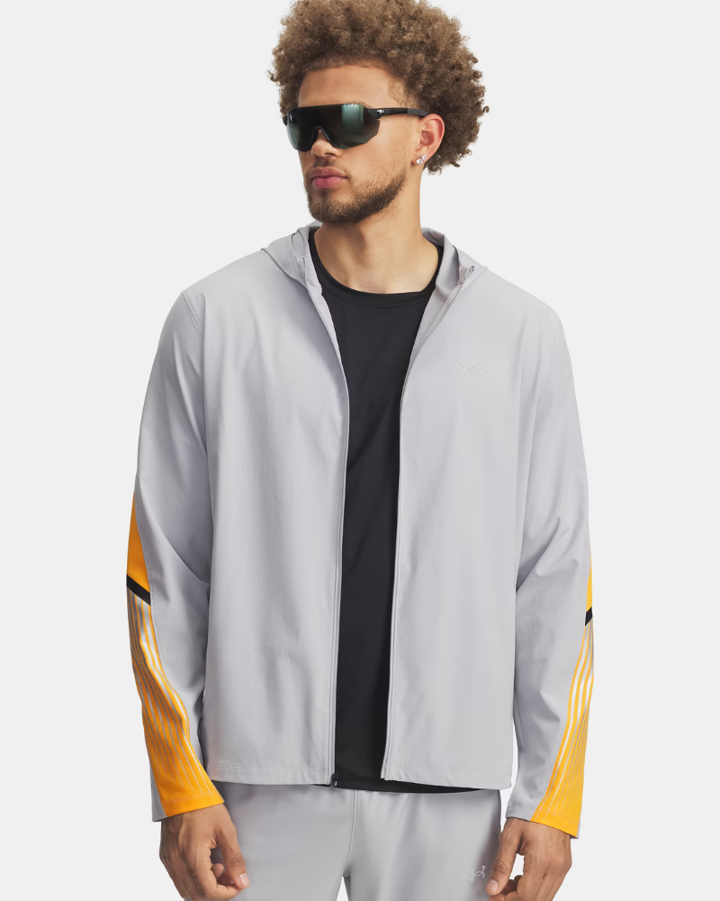 Under Armour - Velociti Storm Jacket - Mod Gray/Orange