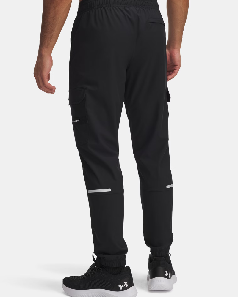 Under Armour - Tech Utility Woven Pants - Black/Super Pink