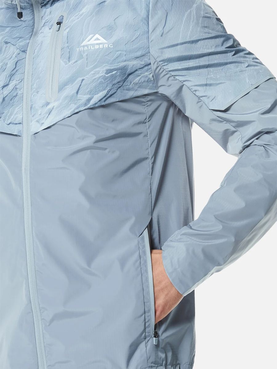 Trailberg - Slate Windbreaker - Frosted Fog