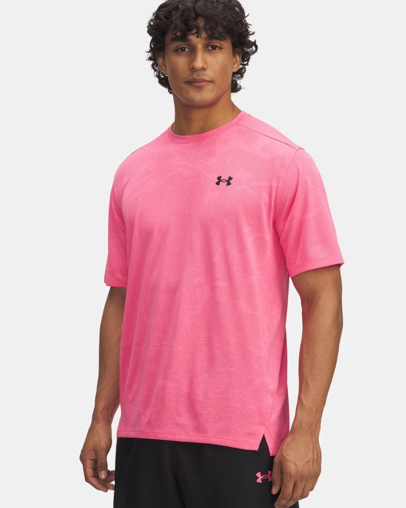 Under Armour - Tech Vent Jacquard T-Shirt - Super Pink