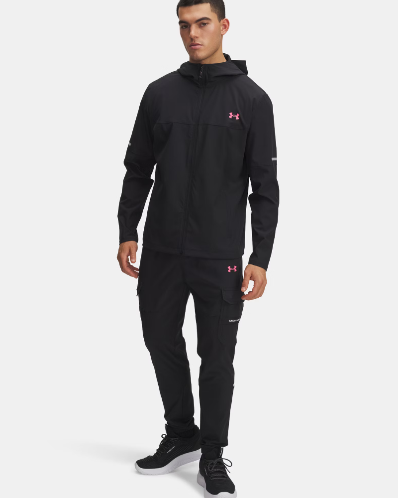Under Armour - Tech Utility Woven Tracksuit - Black/Super Pink