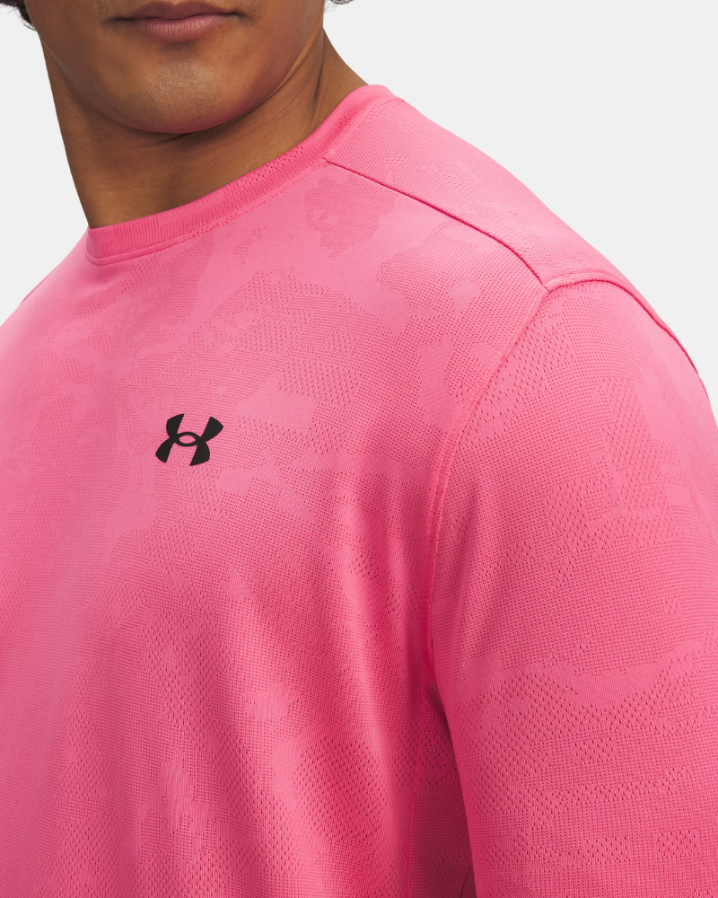 Under Armour - Tech Vent Jacquard T-Shirt - Super Pink