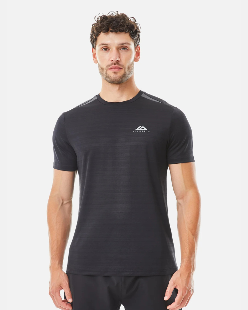 Trailberg - AW25 Cloud Tee - Black/Volcano Grey