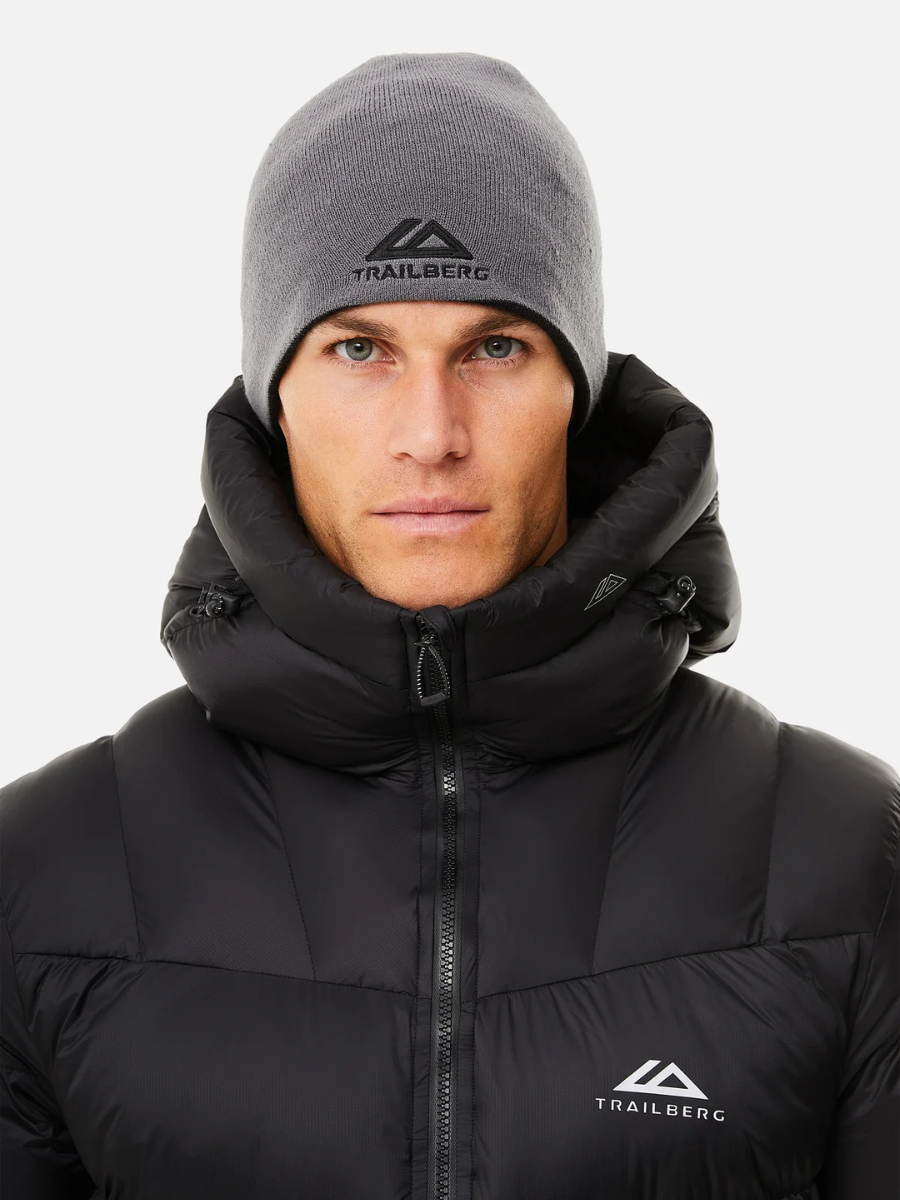 Trailberg - Peak Reversible Beanie - Black/Grey