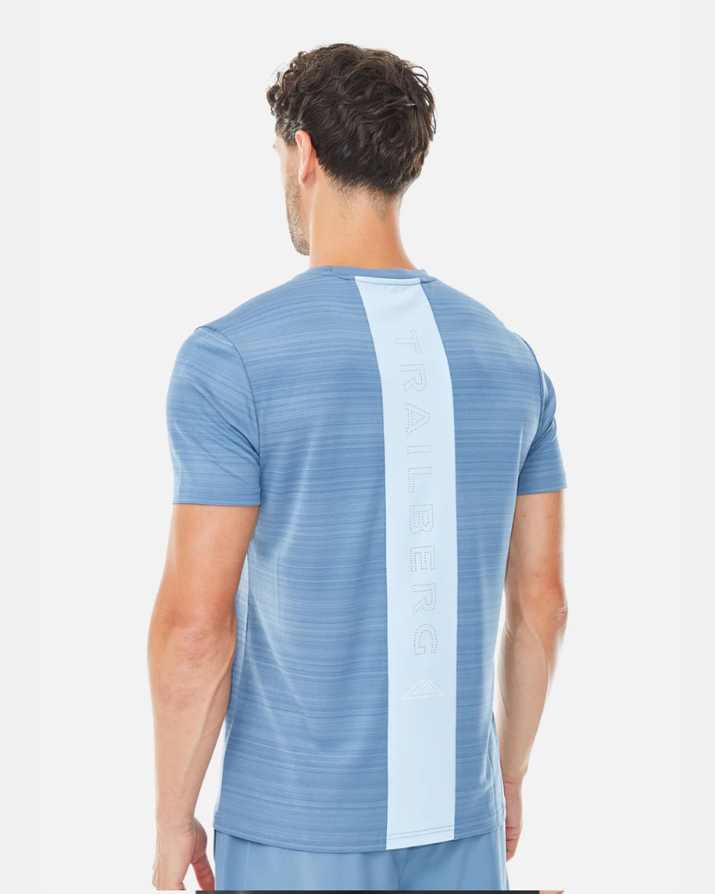 Trailberg - AW25 Cloud Tee - Slate Blue/Dove Blue