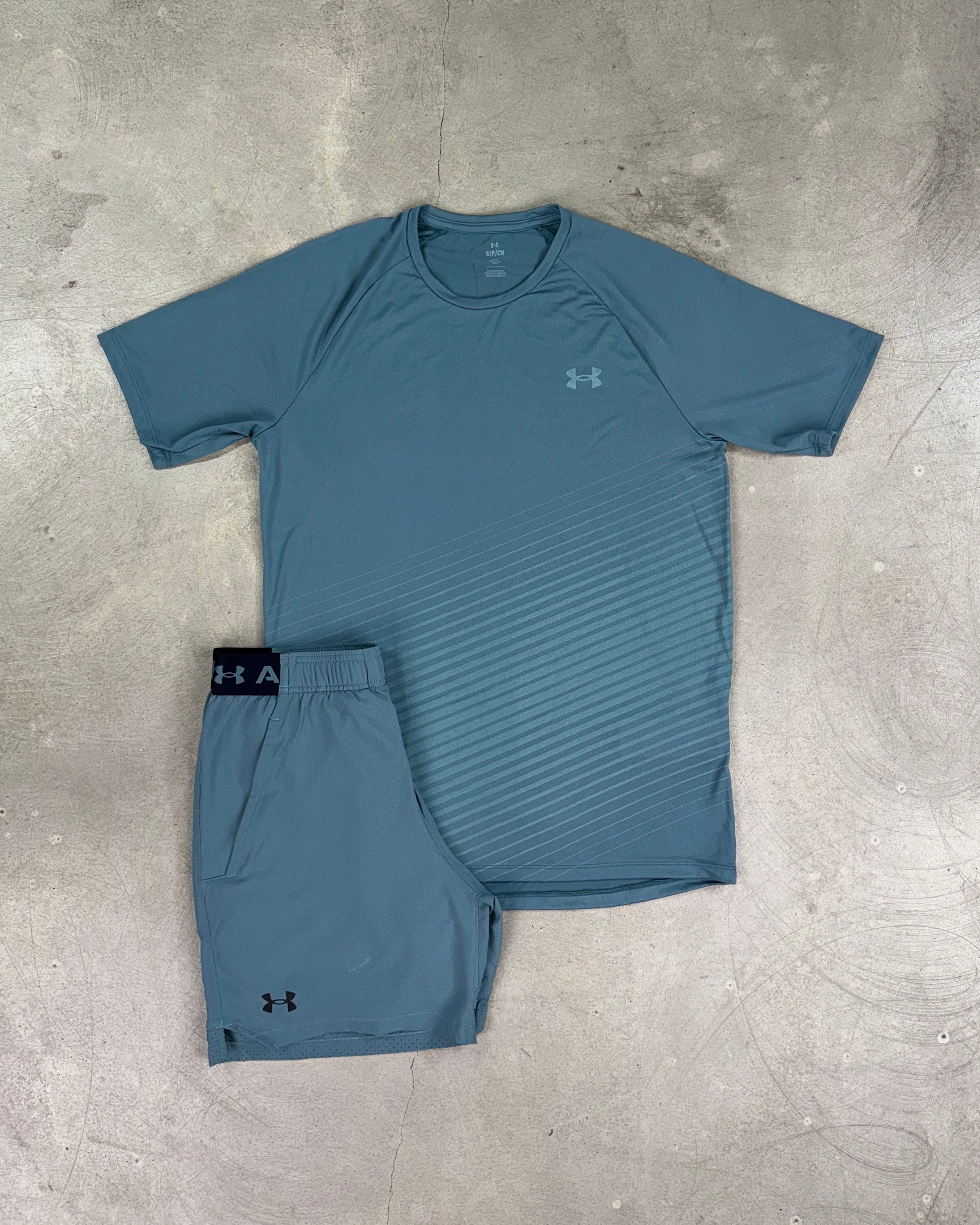 Under Armour - Tech Fade Set - Jasper Blue