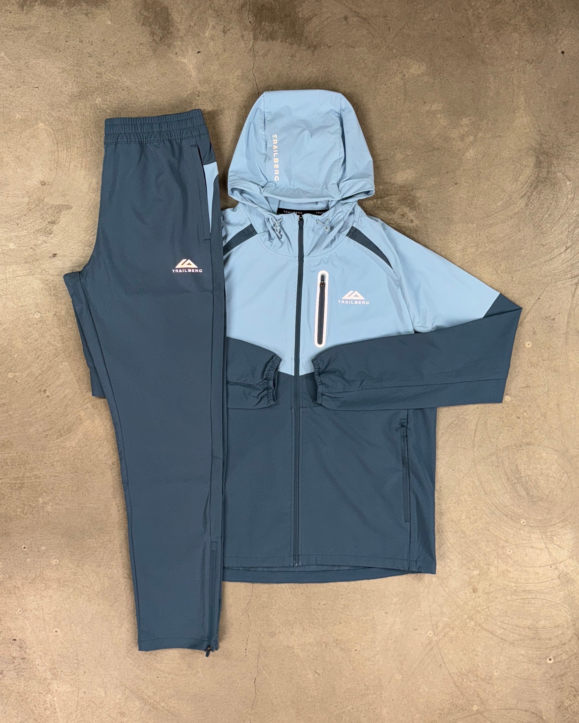 Trailberg - AW25 Cloud Tracksuit - Slate Blue/Dove Blue