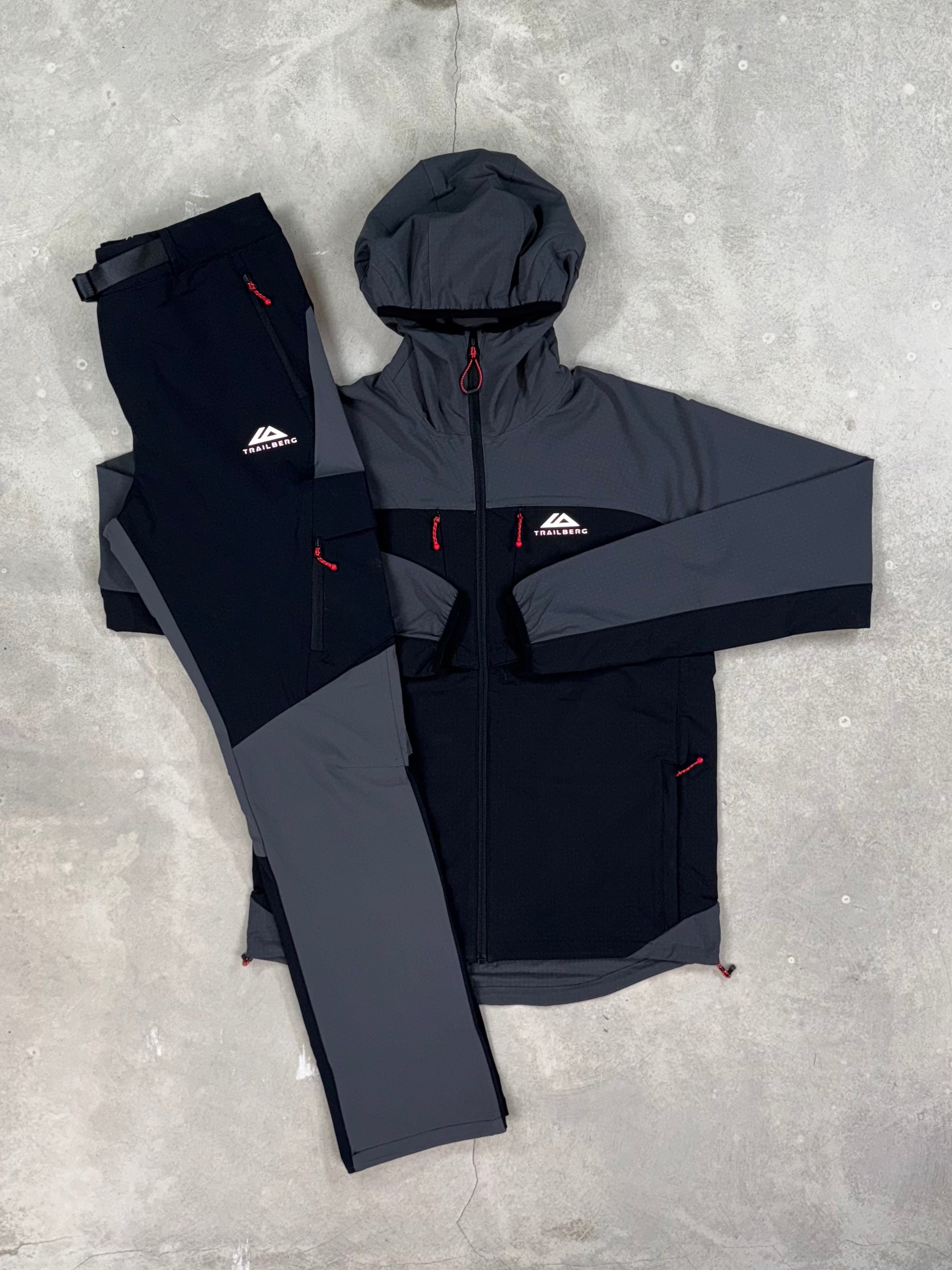 Trailberg - Jura Combat Tracksuit - Black/Grey