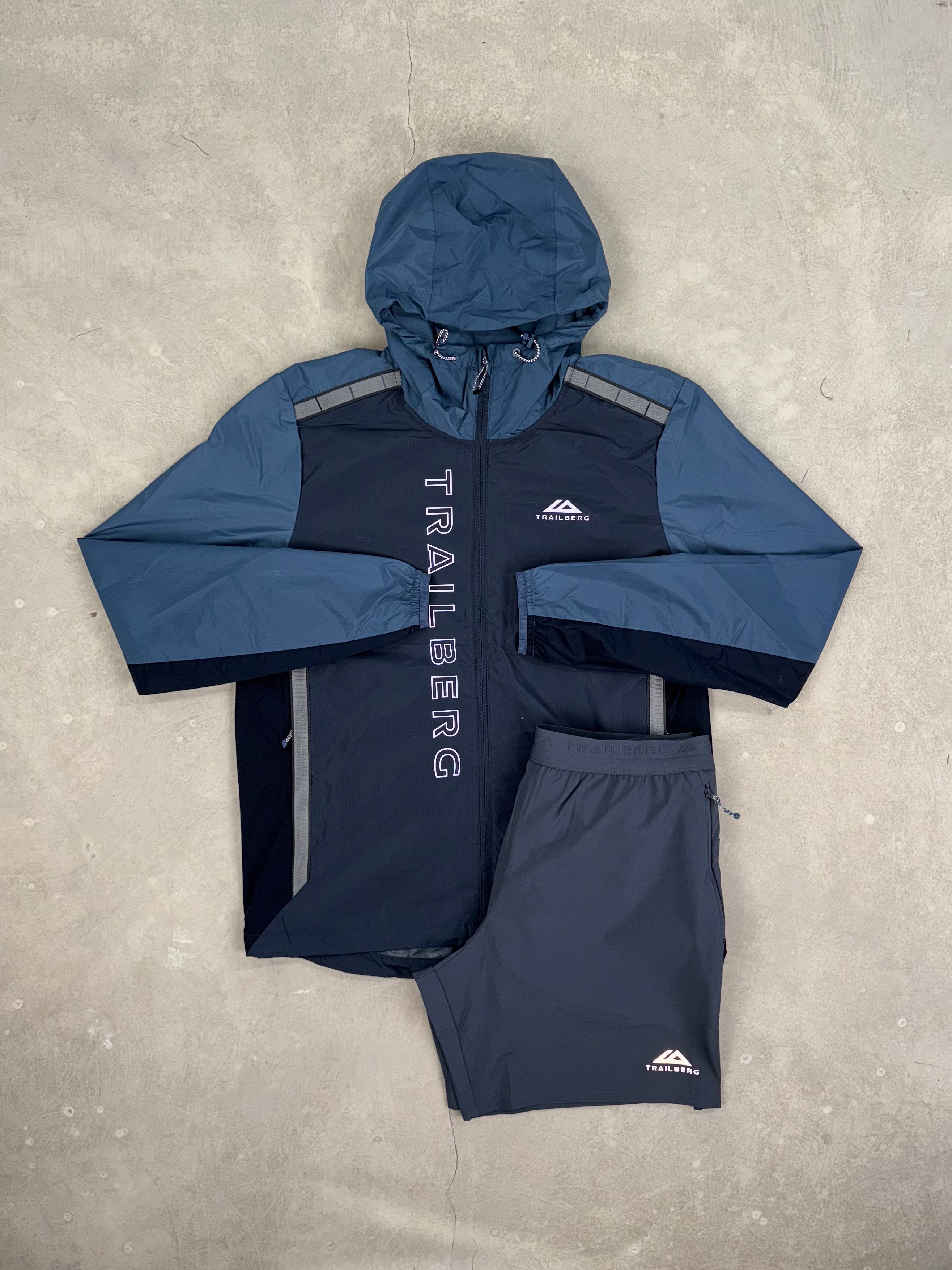 Trailberg - Triathlon Windbreaker Set - Ombre Blue