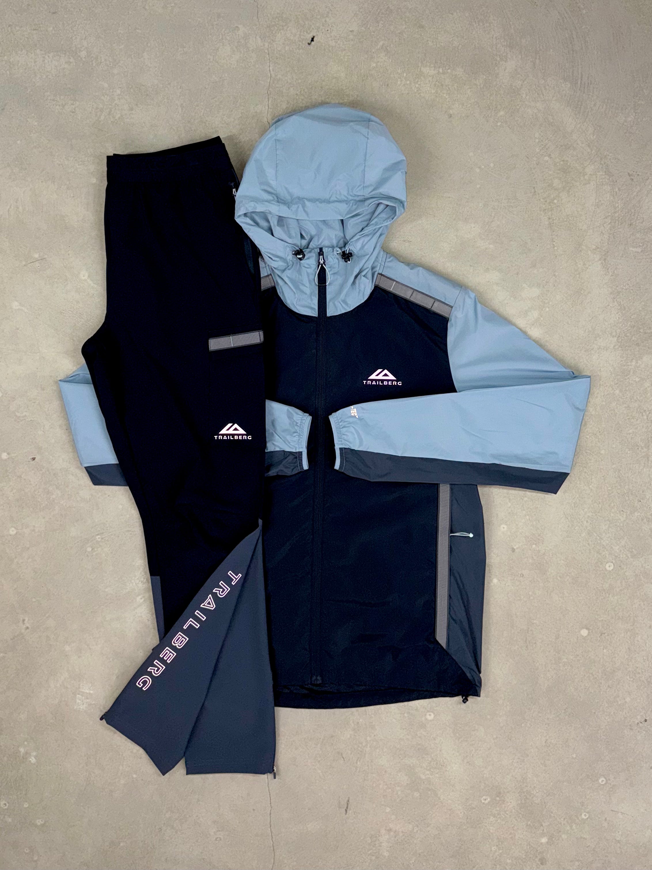 Trailberg - Triathlon SS25 Tracksuit - Navy/Grey/Blue