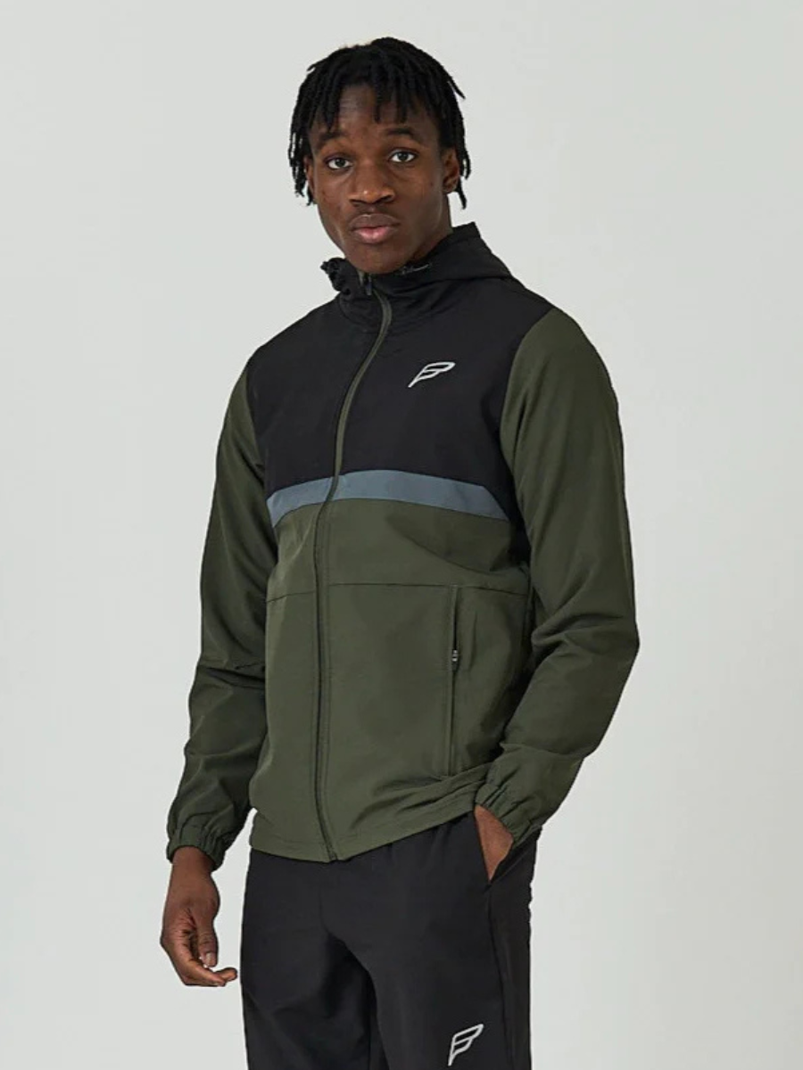 Frequency - Apex Tech Windbreaker - Black/Olive