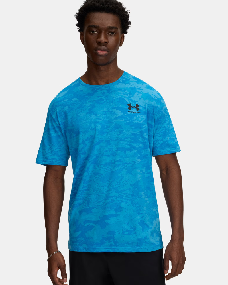 Under Armour - Camo T-Shirt - Ether Blue