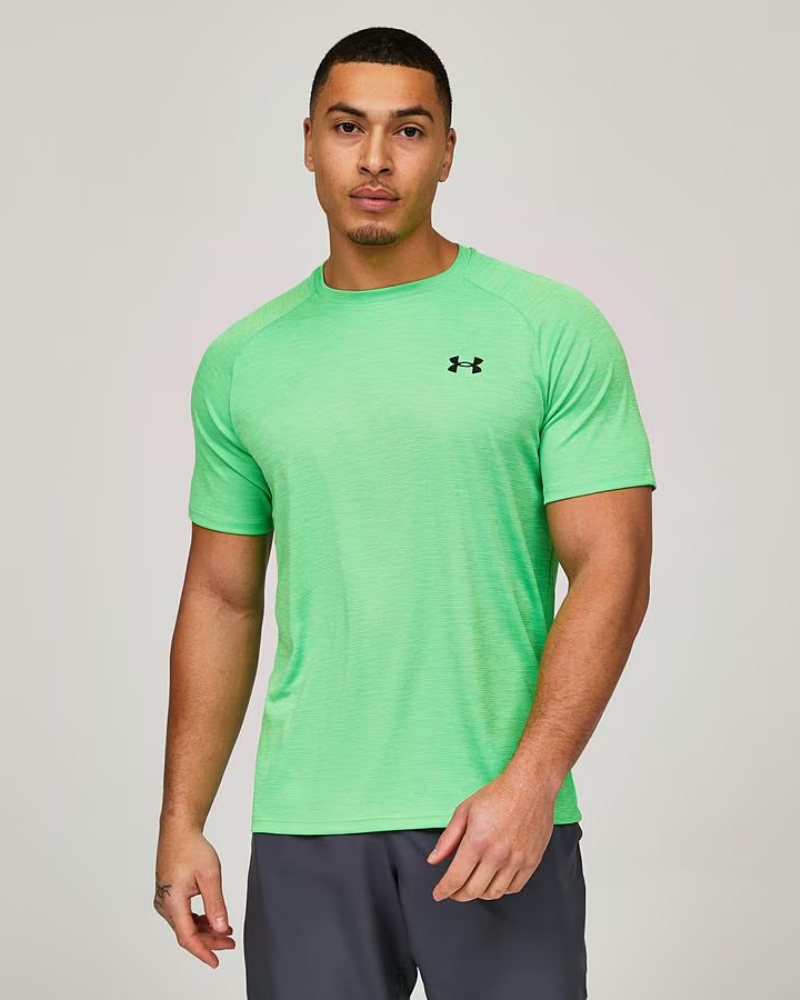 Under Armour - Tech Textured T-Shirt - Green Vapor